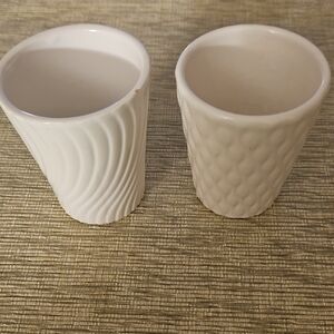 Ceramic Mini Vase Set Of 2.